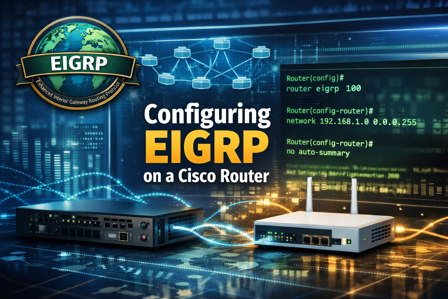 How to Configure EIGRP on a Cisco Router